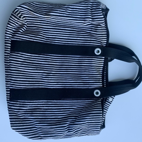 Lacoste Pin Striped Book Bag - Picture 2 of 5